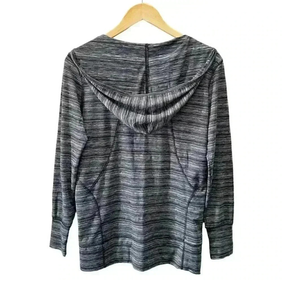 Champion Active Pullover Workout Top Athletic Gym Hoodie Black Grey  SpaceDye XS - Picture 2 of 16